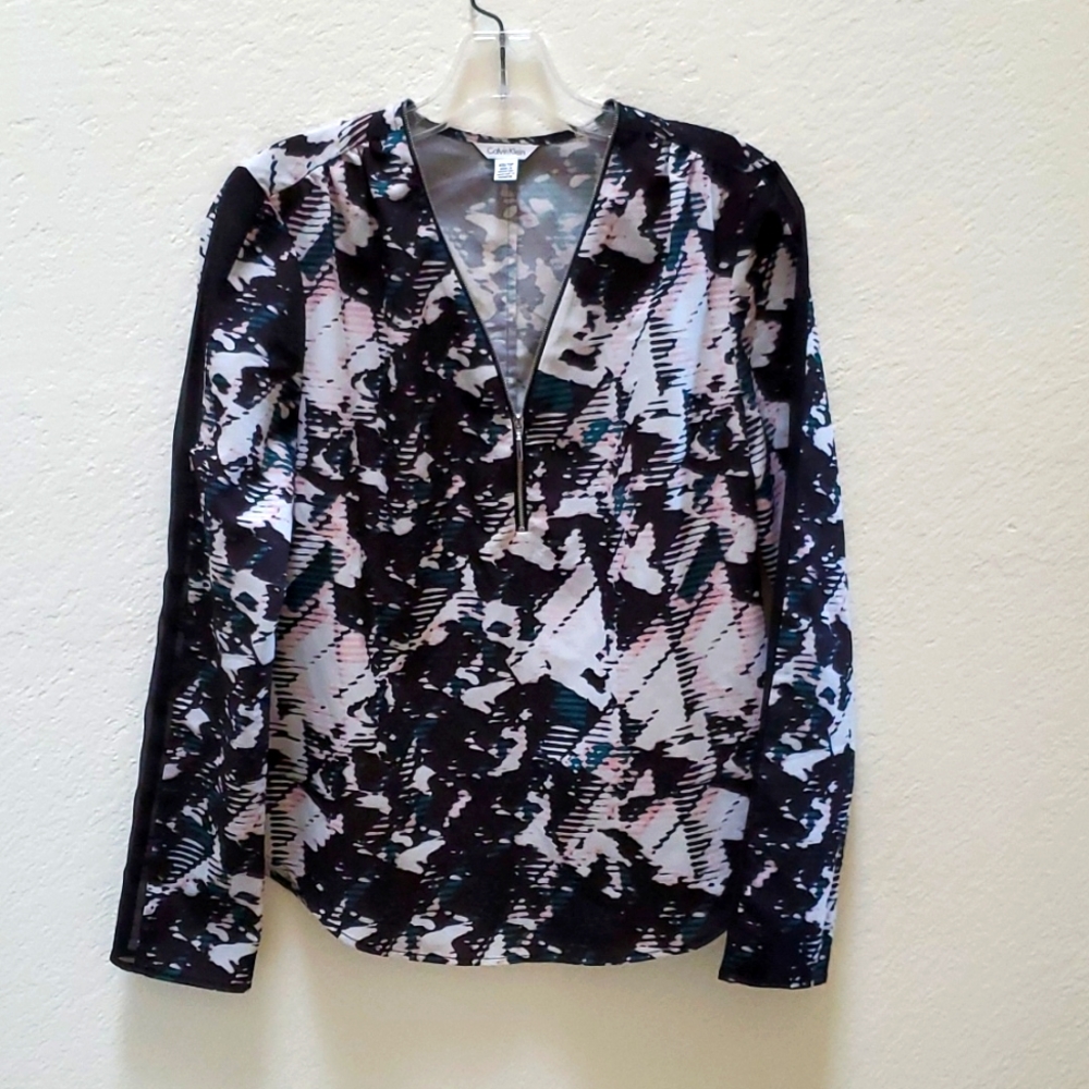 Calvin Klein Top Blouse Shirt Size XS Petite